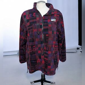 Sierra Designs Women's Multicolour Fleece Zippered Jacket Size XL